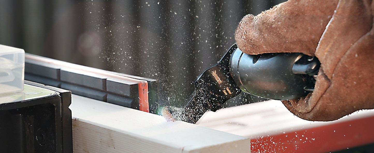 23PCS Titanium Oscillating Tool Blades, Revvstark Oscillating Saw Blades for Metal Nails Hard Material Wood Plastic, Multitool Blades Kits Fit for Dewalt Bosch Milwaukee Ryobi, with Storage Case