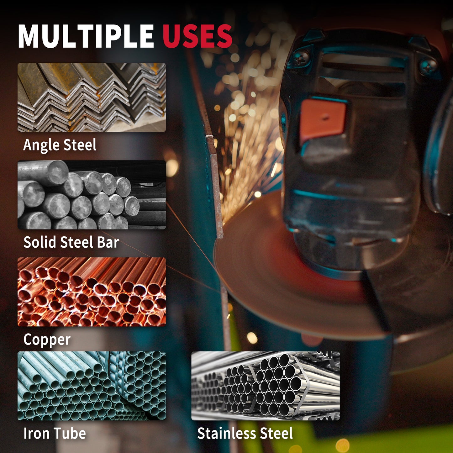 55 Pack Cut Off Wheels Industrial Grade 4 1/2 Cut Off Wheel, Ultra Thin 4-1/2" x 3/64" x 7/8" Cutting Wheel, Metal & Stainless Steel Cutting Discs for Angle Grinder, 30% Performance Up