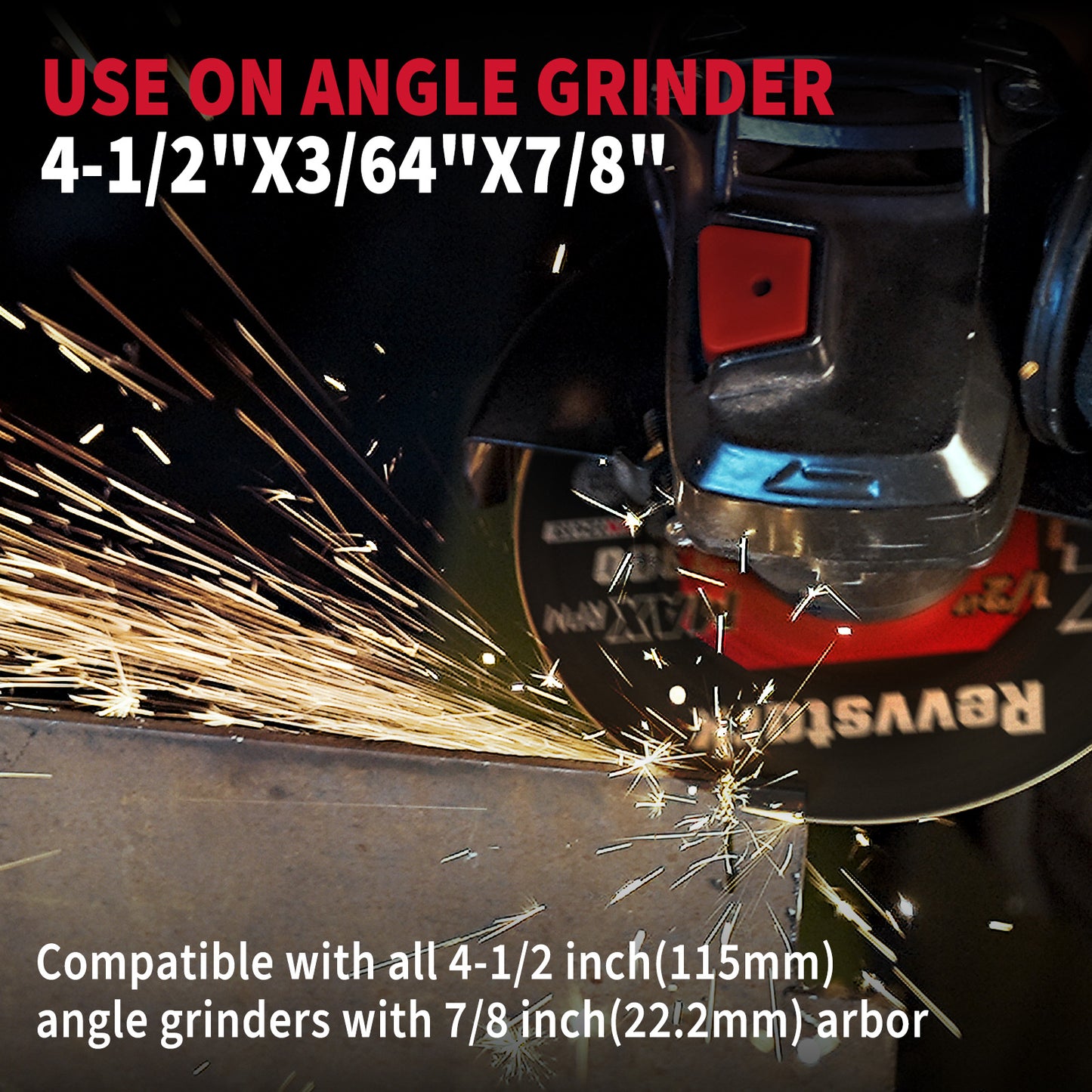 55 Pack Cut Off Wheels Industrial Grade 4 1/2 Cut Off Wheel, Ultra Thin 4-1/2" x 3/64" x 7/8" Cutting Wheel, Metal & Stainless Steel Cutting Discs for Angle Grinder, 30% Performance Up