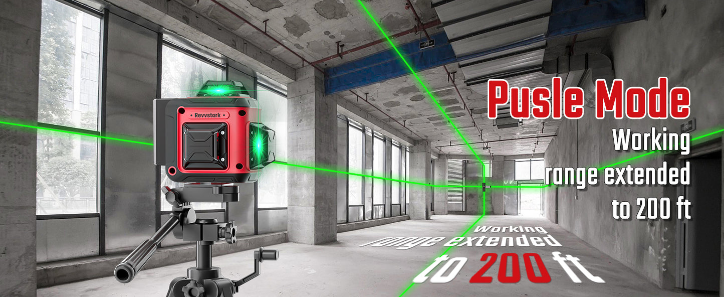 Laser Level Pro Kit, 3X360°Self-leveling Tool for Construction, Tiling Floor & Picture Hanging, 3D Cross Line Laser Level with Fine-tuning Bracket, 12 Lines level Tool with 2*2400mAh Battery
