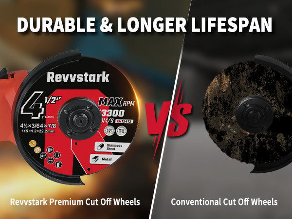 55 Pack Cut Off Wheels Industrial Grade 4 1/2 Cut Off Wheel, Ultra Thin 4-1/2" x 3/64" x 7/8" Cutting Wheel, Metal & Stainless Steel Cutting Discs for Angle Grinder, 30% Performance Up