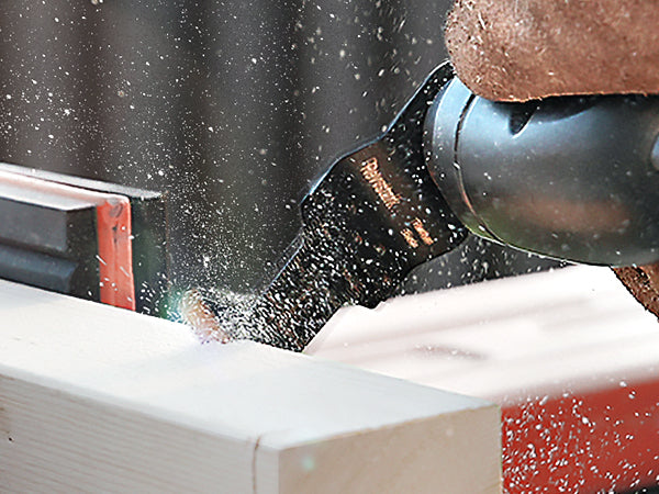 23PCS Titanium Oscillating Tool Blades, Revvstark Oscillating Saw Blades for Metal Nails Hard Material Wood Plastic, Multitool Blades Kits Fit for Dewalt Bosch Milwaukee Ryobi, with Storage Case