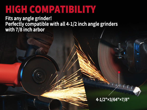 55 Pack Cut Off Wheels Industrial Grade 4 1/2 Cut Off Wheel, Ultra Thin 4-1/2" x 3/64" x 7/8" Cutting Wheel, Metal & Stainless Steel Cutting Discs for Angle Grinder, 30% Performance Up