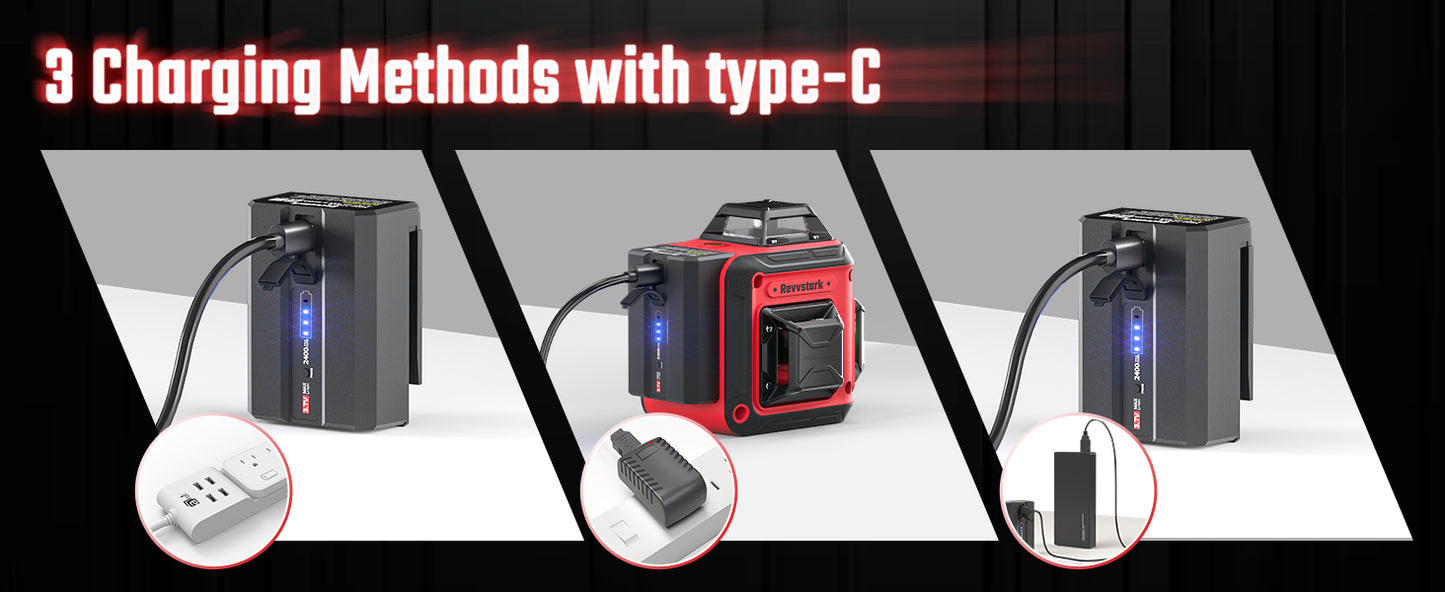 Laser Level Pro Kit, 3X360°Self-leveling Tool for Construction, Tiling Floor & Picture Hanging, 3D Cross Line Laser Level with Fine-tuning Bracket, 12 Lines level Tool with 2*2400mAh Battery