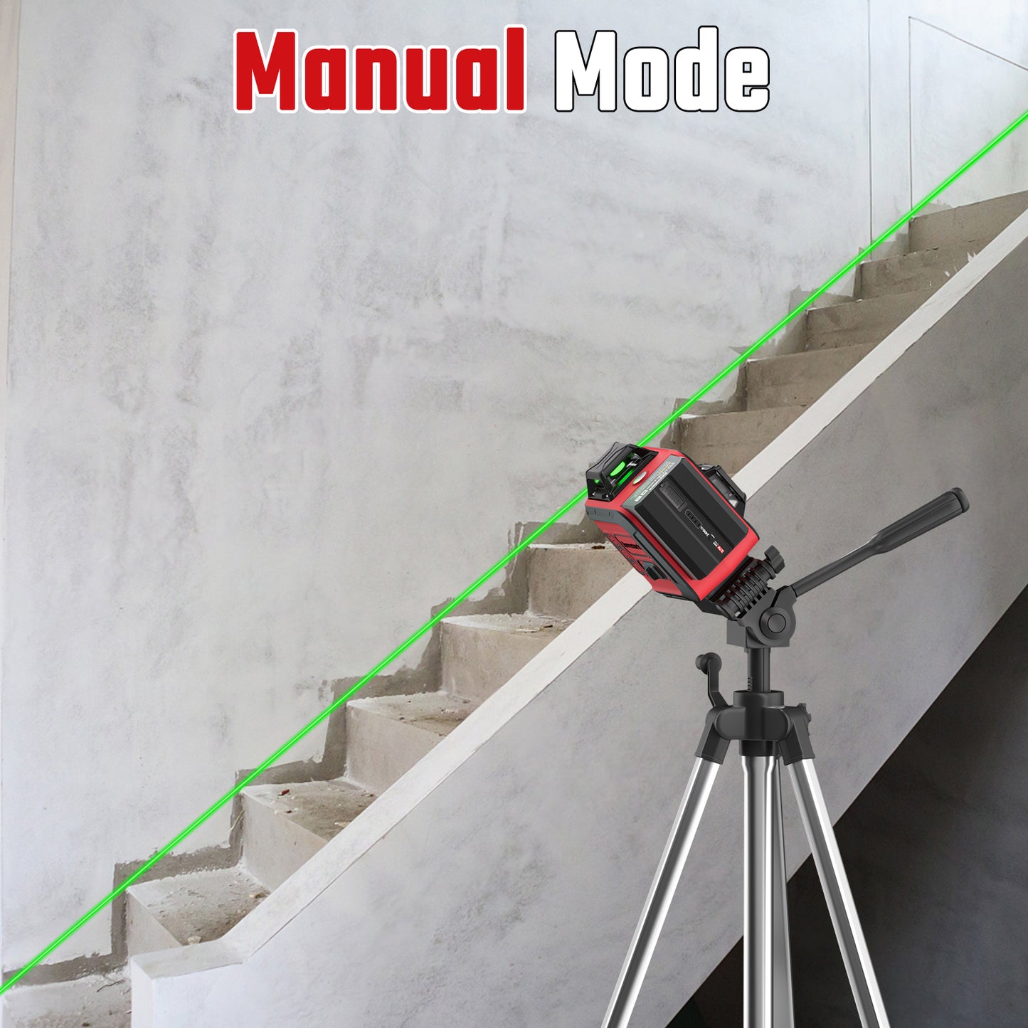 Laser Level Pro Kit, 3X360°Self-leveling Tool for Construction, Tiling Floor & Picture Hanging, 3D Cross Line Laser Level with Fine-tuning Bracket, 12 Lines level Tool with 2*2400mAh Battery