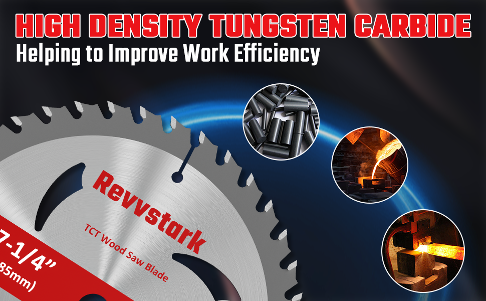 3-Pack Combo 7-1/4 Inch 24T&40T&60T with 5/8 Inch Arbor, Carbide 24T Framing, 40T Ripping & Crosscutting, 60T Finish Carbide Circular Saw Blade for Various Wood Cutting